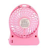 innobay 4-inch Personal Battery Operated Fan Rechargeable with LED Light, Quiet (Black) N4