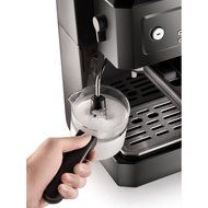 DeLonghi COMBINATION Espresso and Drip Coffee Maker with Patented Flavor Savor Brewing System and Swivel Jet Frother N4