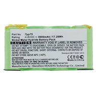 3x Ni-MH 4.8V Battery Replaces AEG Type 75 Fits AG64X Liliput Vacuum Cleaners N2