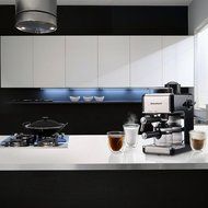 Excelvan CM6812 800W Mini Stainless Steel Coffeemaker Espresso Machine Steam Espresso Cappuccino Maker(4 Cup,3.5... N13