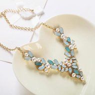 Women Fashion Charm Jewelry Chain Pendant Choker Chunky Statement Bib Necklace