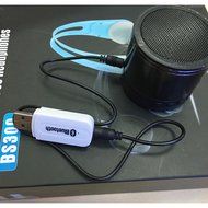 YETOR USB Bluetooth Wireless Audio Music Receiver Adapter 3.5mm Stereo Output for Headphones Portable Speakers... N30