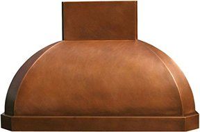 Copper Oven Hood (48", light)
