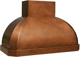 Copper Oven Hood (48", light) N2