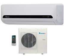 18,000 Btu Klimaire 15 SEER Ductless Mini Split - DC Inverter Air Conditioner &amp; Heat Pump System - 220 Volt with...