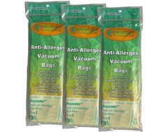 9 Hoover Type I #AH10005 Platinum Canister Vacuum Cleaner Allergen HEPA Bag A891, 985059002, AH10005, SH10000,...