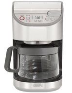 KRUPS KM611D Precision Programmable Coffee Maker with Aroma Selection and Stainless Steel Housing, 12-Cup, Silver N2