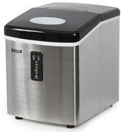 Della Portable Ice Maker Easy-Touch Buttons Digital 2 Selectable Cube Sizes - Up To 26 LBS of Ice Daily N15