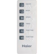 Haier ESA410N 10,000 BTU 115V Window-Mounted Air Conditioner and MagnaClik Remote with Braille