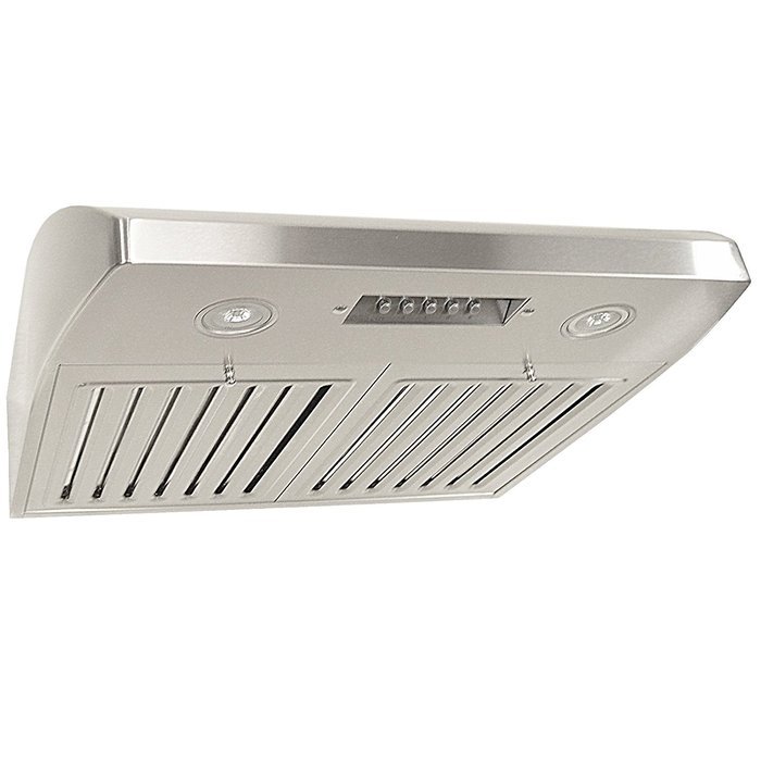 KOBE Range Hoods CHX2224SQB-1 Contemporary Brillia 24" Under Cabinet Range Hood, 3-Speed, 680 CFM, LED Lights,... N5