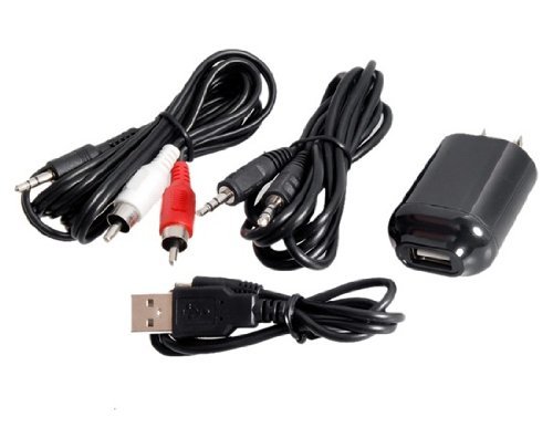 CyberBlue BSH22B Bluetooth Wireless Music Partner Music Receiver (Black) N5
