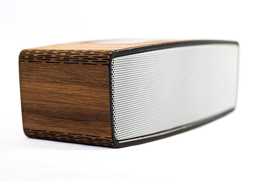 WUDN&reg; Handcrafted Portable Wooden Wireless Bluetooth Audio Speaker : Loud 10w+ Sound, 10 Hour Battery, Bass Boost+ N9