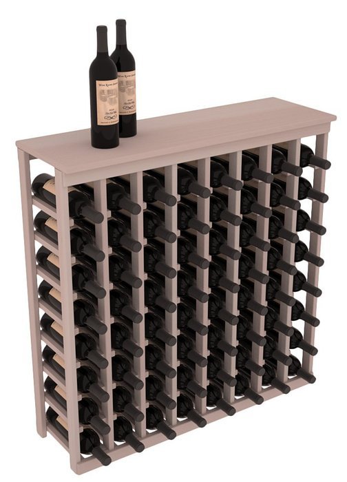 Wine Racks America Redwood Tasting Table + Solid Top. 13 Stains to Choose From! N11