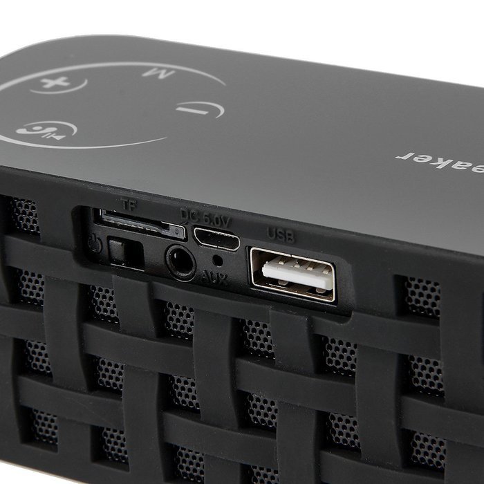 R-05 multi-functional touch screen voice bluetooth speaker -BLACK N5