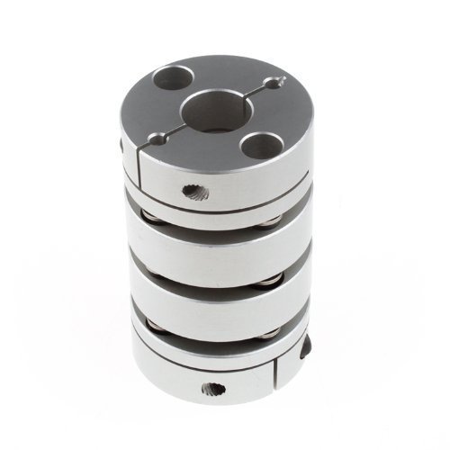 RioRand CNC 10x14mm Motor Shaft Coupler 10mm to 14mm Flexible Couplings OD 39x65.5mm N5