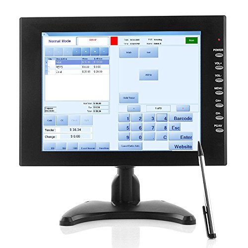 10.4 Inch Touch Screen LCD Monitor - VGA, PAL + NTSC
