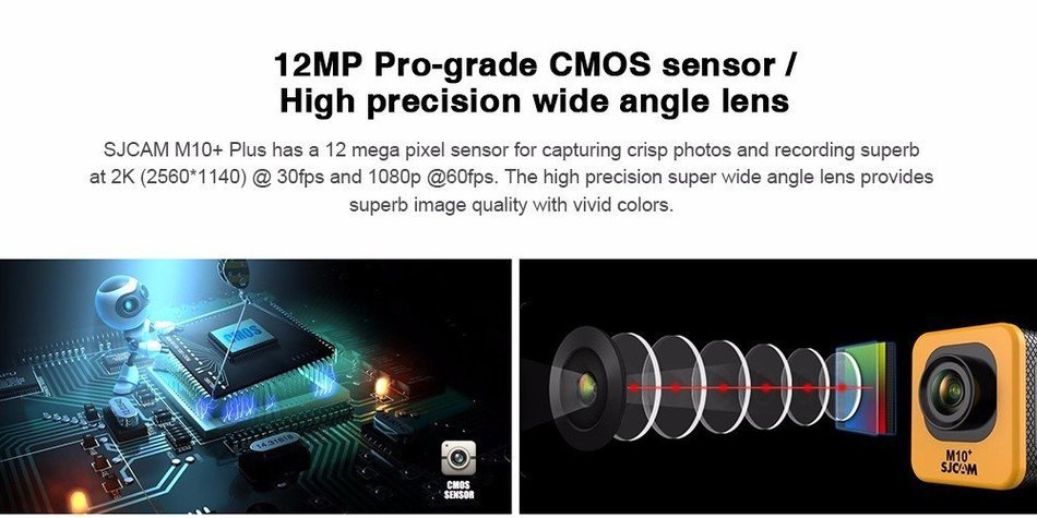 Original SJCAM M10 Plus WiFi 30M Waterproof Sports Action Camera Sj M10 Cam DV N2