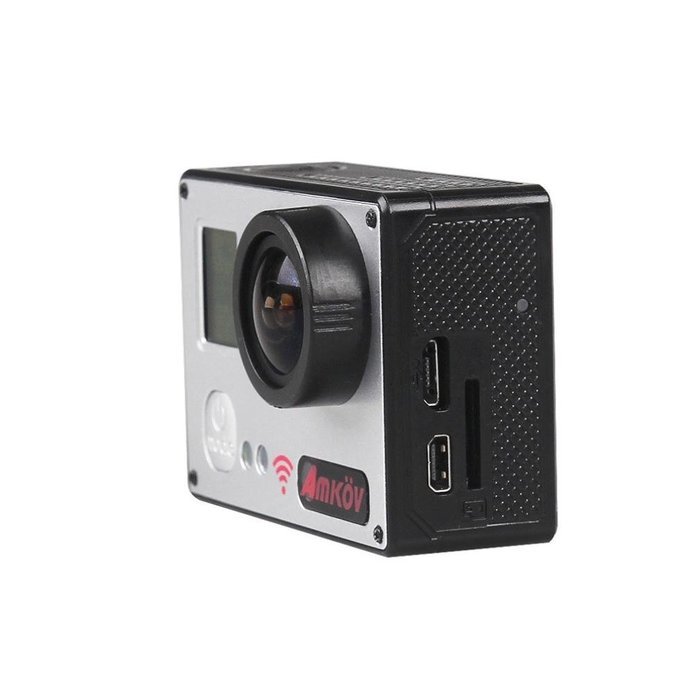 Sport Camera, TONSEE Amkov AMK7000S 1080P HD 60fps WiFi Action Camera with Sunplus 6350 Chipset - Sliver N4