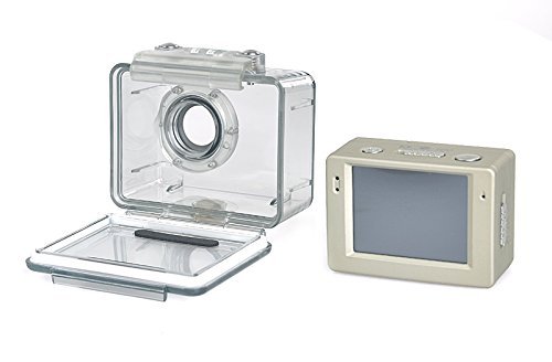 1080p Waterproof Sports Action Camera with 130 Degree Wide Angle Lens - 4x Digital Zoom, 2 Inch Touch Screen