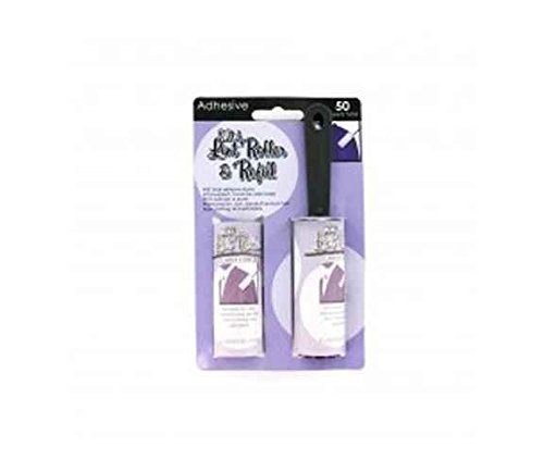 Mini Adhesive Lint Roller with Refill - Set of 24