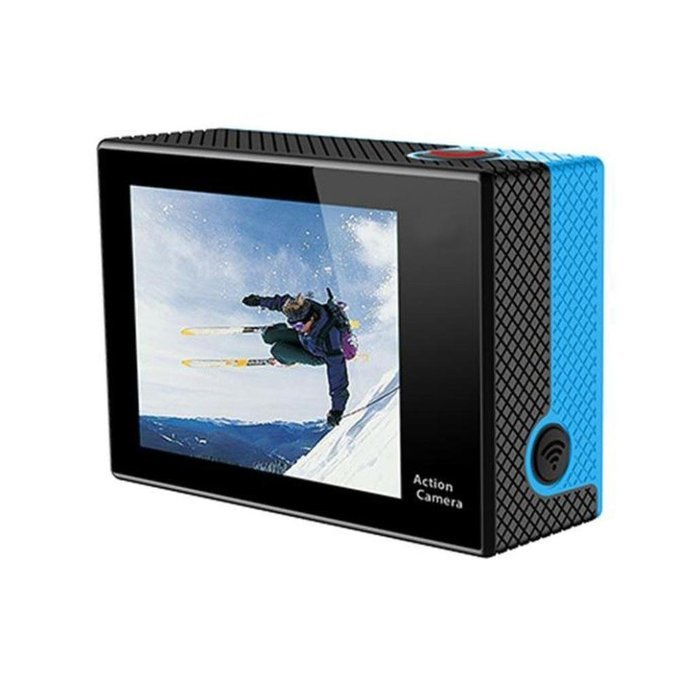 TONSEE Sport Camera H3 Ultra 4K HD 2.0 Inch Screen Action Camera Waterproof 30m, Blue N8