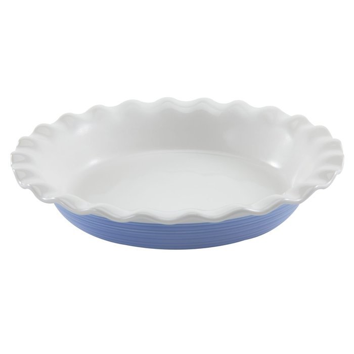 Corningware Etch Blue Cornflower 9.5" Pie Plate