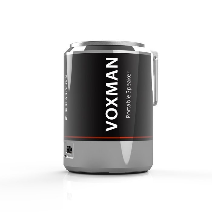 REALVOX Voxman Portable Wireless Bluetooth Speaker &ndash; Hi-Fi Sound with Crystal Clear Audio &ndash; Travel-Friendly, Smartphone... N12