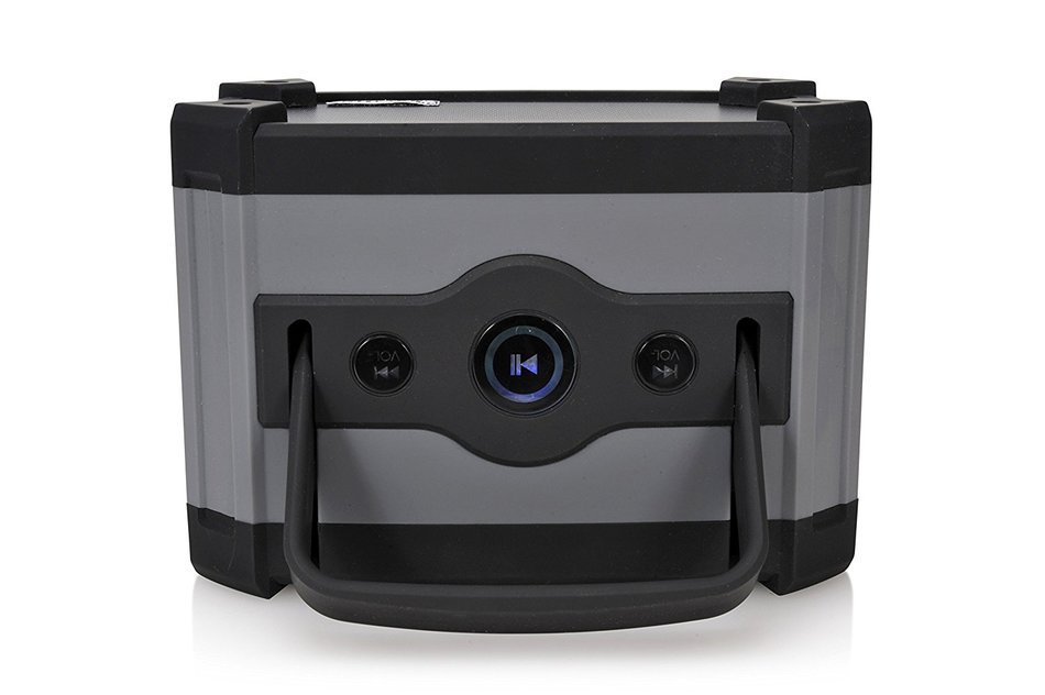 Fisher Waterproof Wireless Stereo Boombox, Bluetooth Enabled, Built-In Microphone, Shockproof and Dustproof Ultra-Portable...