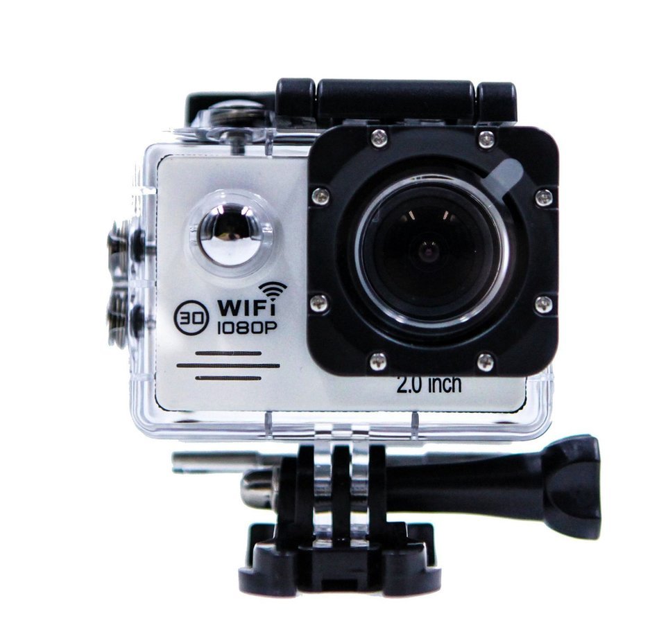 LAFEINA SJ7000 WIFI 2.0"LCD 1080P HD Waterproof Diving Sports Action Camera with 2 Batteries and 19 Accessories... N5