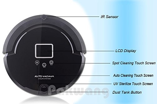 Original Robot Vacuum Cleaner A320 Replacement parts, Mop, Filter, Side Brush,Rubber Brush and Hair Brush N6