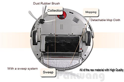 Original Robot Vacuum Cleaner A320 Replacement parts, Mop, Filter, Side Brush,Rubber Brush and Hair Brush N7