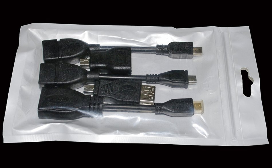 BobjGear Cable Adapter Set 5-Pack of Most Commonly Needed Adapters for Tablets and Devices: Micro USB OTG; Mini...
