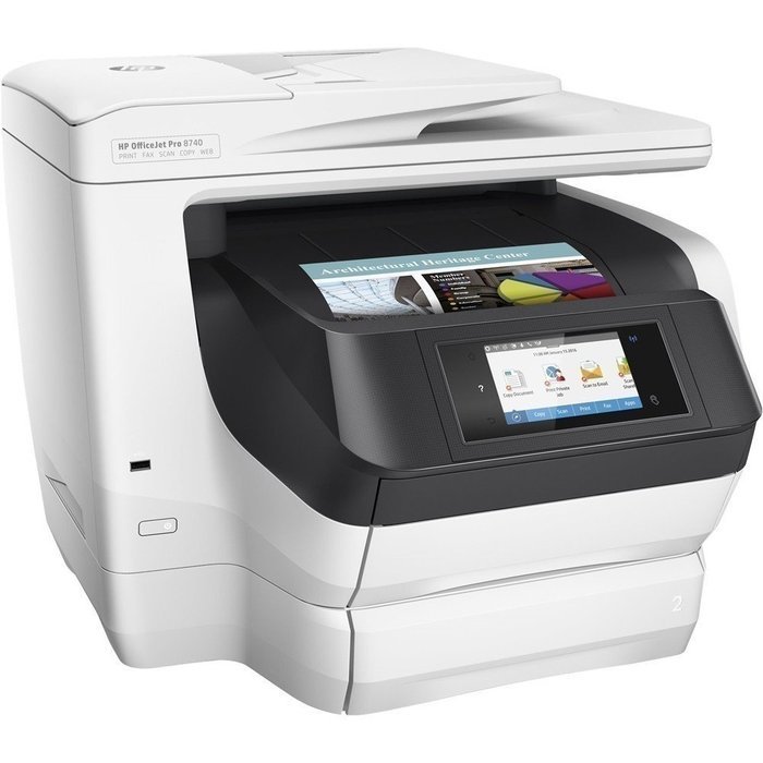 HP - Officejet Pro 8740 Wireless All-In-One Instant Ink Ready Printer N3