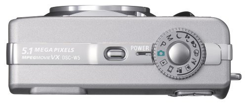 Sony Cybershot DSCW5 5.1MP Digital Camera with 3x Optical Zoom (OLD MODEL) N5