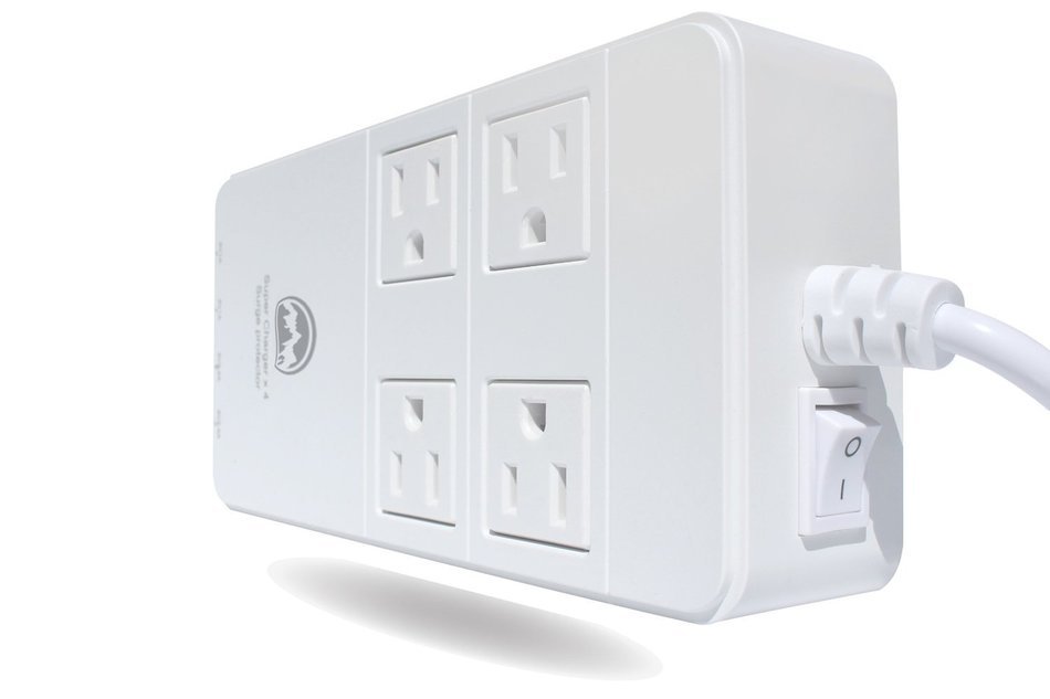 All Power Chargers Travel Charging Station - 4 International Travel Adapters - Surge Protector - Power strip with...