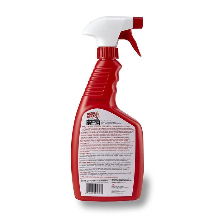 Nature's Miracle Just for Cats Advanced Stain And Odor Formula 128oz (Gallon) N3