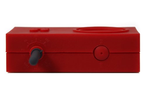 Lexon Tykho Rubber Radio, Red