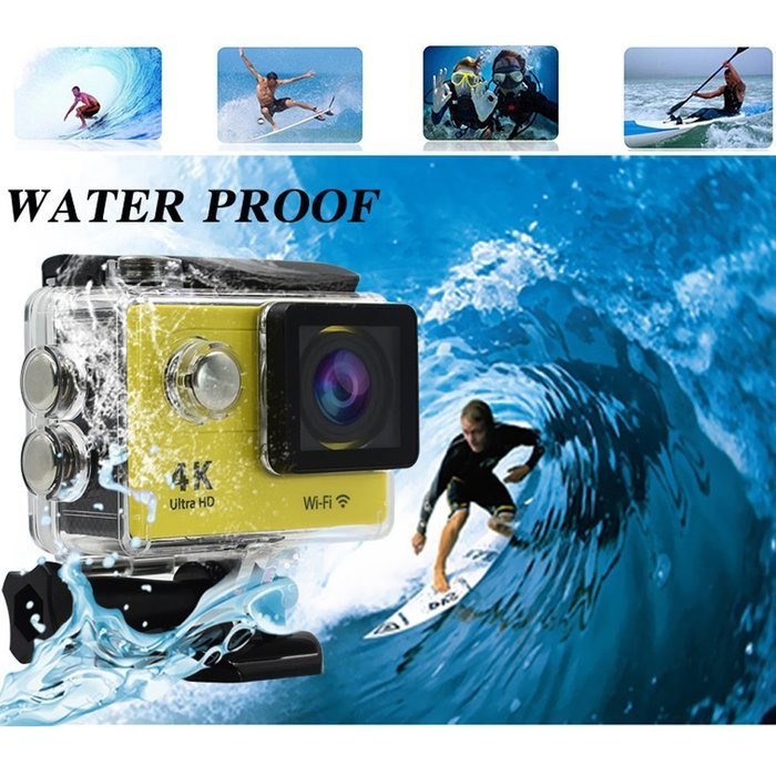 Daretang(tm) H9 2.0 Inch 170 Degree 6g Ultra-wide Angle Lens 4k Ultra-hd 30-meter Waterproof Wi-fi Sports Diving... N8