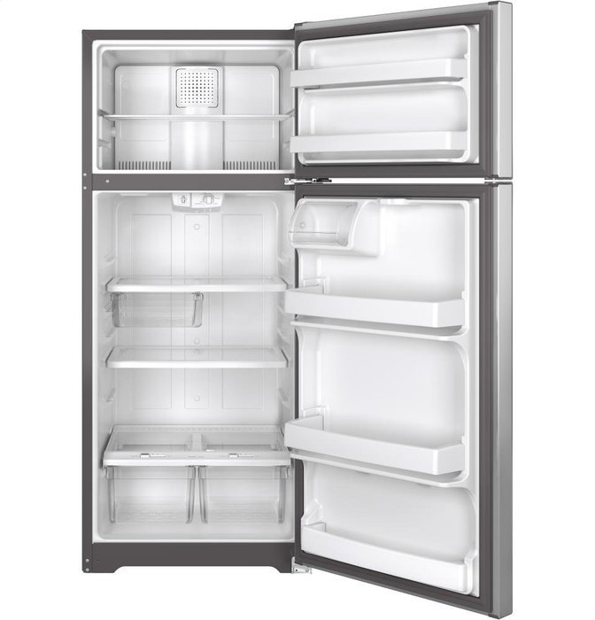 GE GTS18GSHSS 17.5 Cu. Ft. Stainless Steel Top Freezer Refrigerator N2