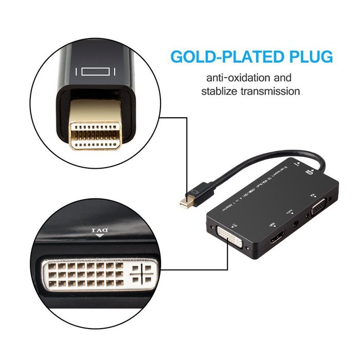 USB HDMI Adapter, VANDESAIL USB 3.0 to HDMI External Video Card Multi Monitor Adapter with Gold Plated for Windows... N6