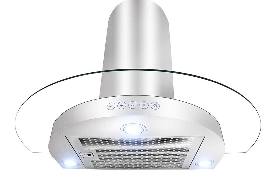 AKDY New 30" European Style Wall Mount Stainless Steel Range Hood Vent Push Button Control AZ-SG-10D1 30" N2
