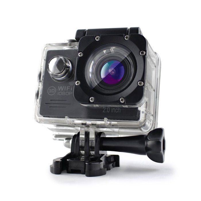 MAOZUA 1080P WiFi Action Camera 12MP 170 Degree Helmet Sports Camera Waterproof With 2 Batteries and 1 Battery... N13