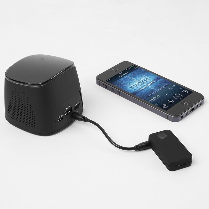 Rixow B1 Wilreless Transmitter Portable Bluetooth 3.0 Audio Receiver Wireless Music Streaming Adapter with Hands... N2