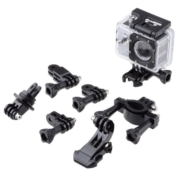 Waterproof Multi-Function Outdoor Sports 1.5" TFT HD Camera with Wi-Fi / Micro HDMI / Micro USB - Silver N2
