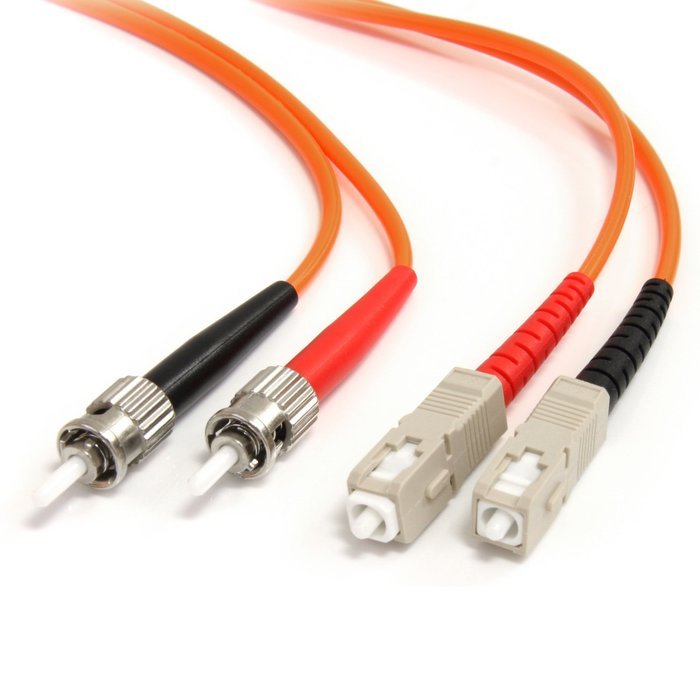 StarTech.com 3m Multimode 62.5/125 Duplex Fiber Patch Cable LC-ST (FIBLCST3) N11