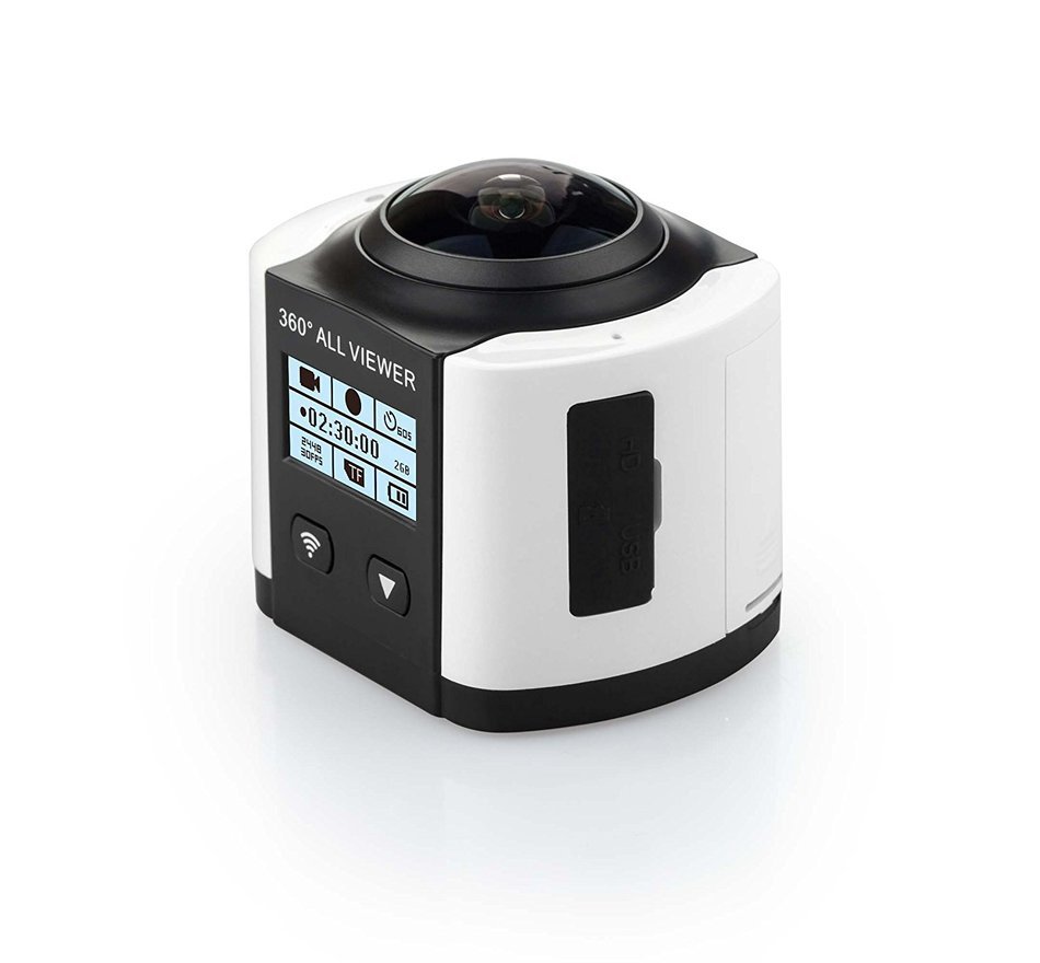 360 Camera Large Panoramic Action Camera 2448X2448 30fps Wifi Sports Waterproof Action VR Camera With Remote Control