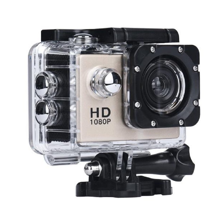 Rukiwa Mini Light Weight 1080P Full HD DV Sports Recorder Car Waterproof Action Camera Camcorder N2