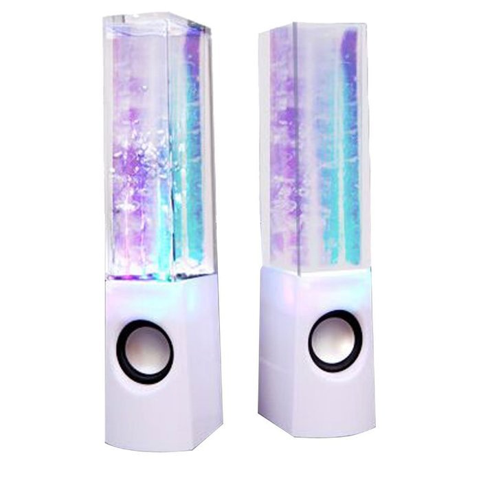 LED Light Dancing Water Show Music Fountain Bass Shock Speakers Amplifier Audio Player For Phones Computer Laptop... N10