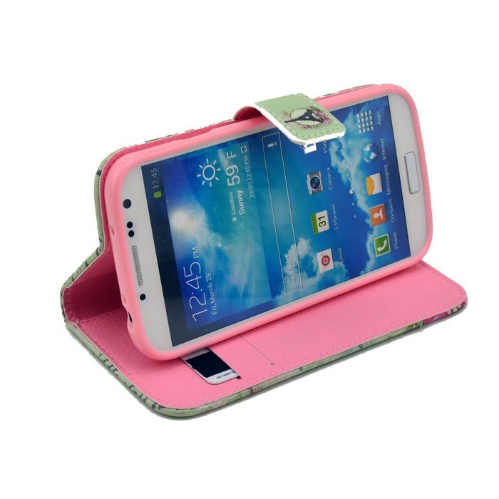 Galaxy S5 Case, Firefish Book-style Flip PU Leather Wallet [Kickstand] [Magnetic Closure] [Card Slots] [Scratch... N140