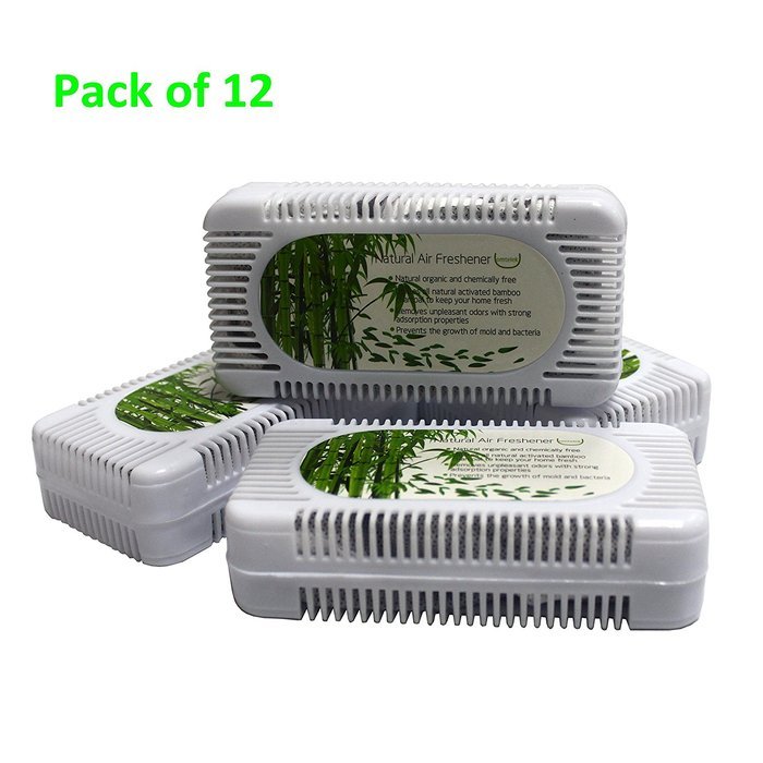 Best Activated Charcoal Odor Absorber and Natural Air Purifying Bag - Effective Refrigerator and Closet Deodorizer... N8